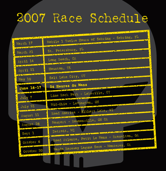 2007 Race Schedule
